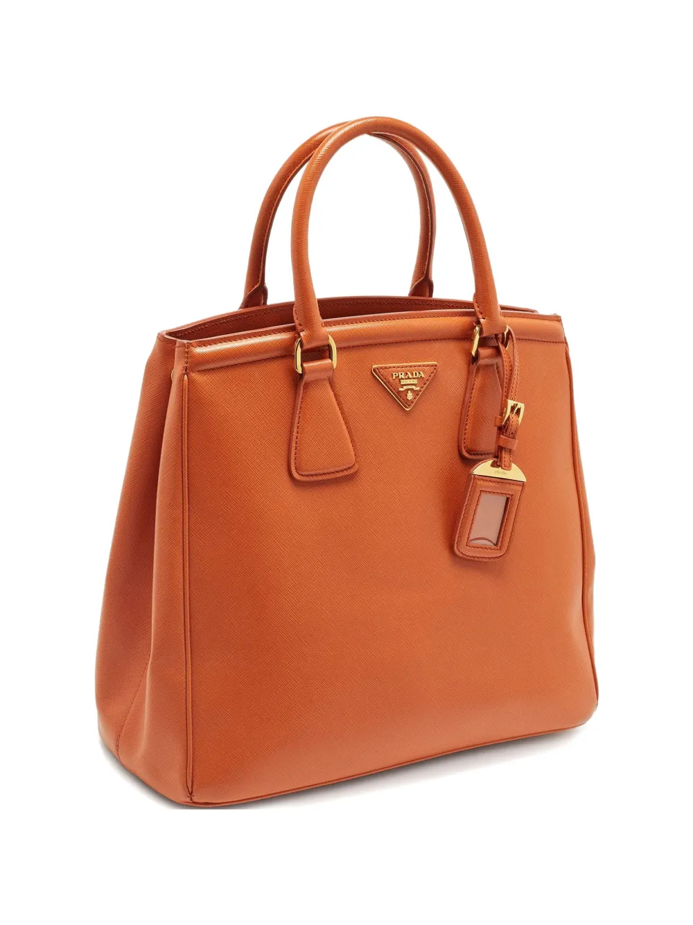 Prada Pre-Owned Parabole leather tote bag - Arancione