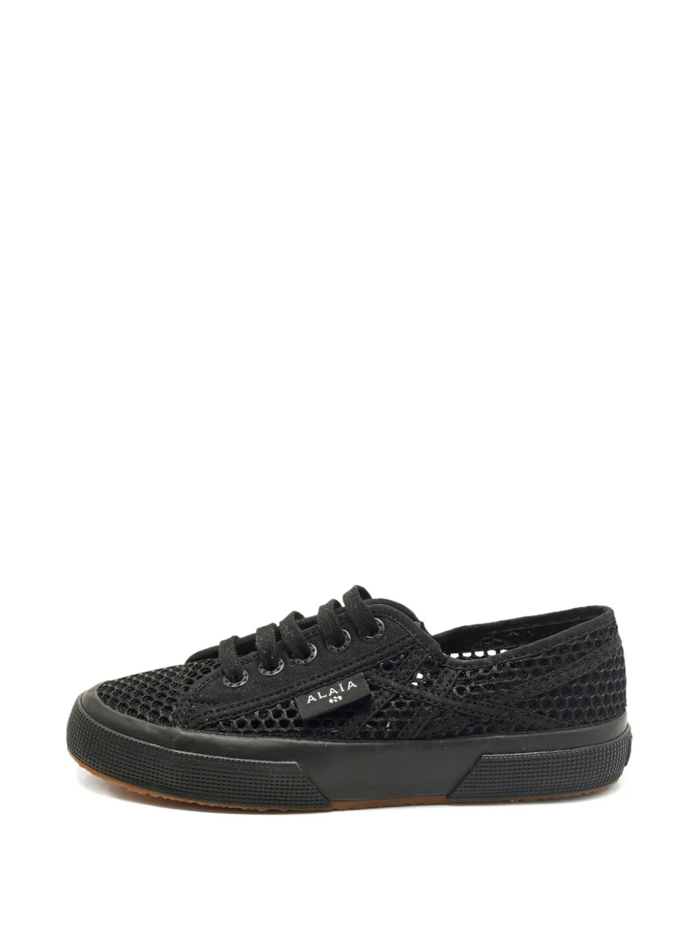Alaïa Pre-Owned x Superga lace-up sneakers - Nero