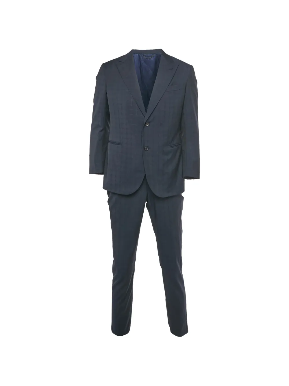 Louis Vuitton Pre-Owned patterned wool suit - Blu