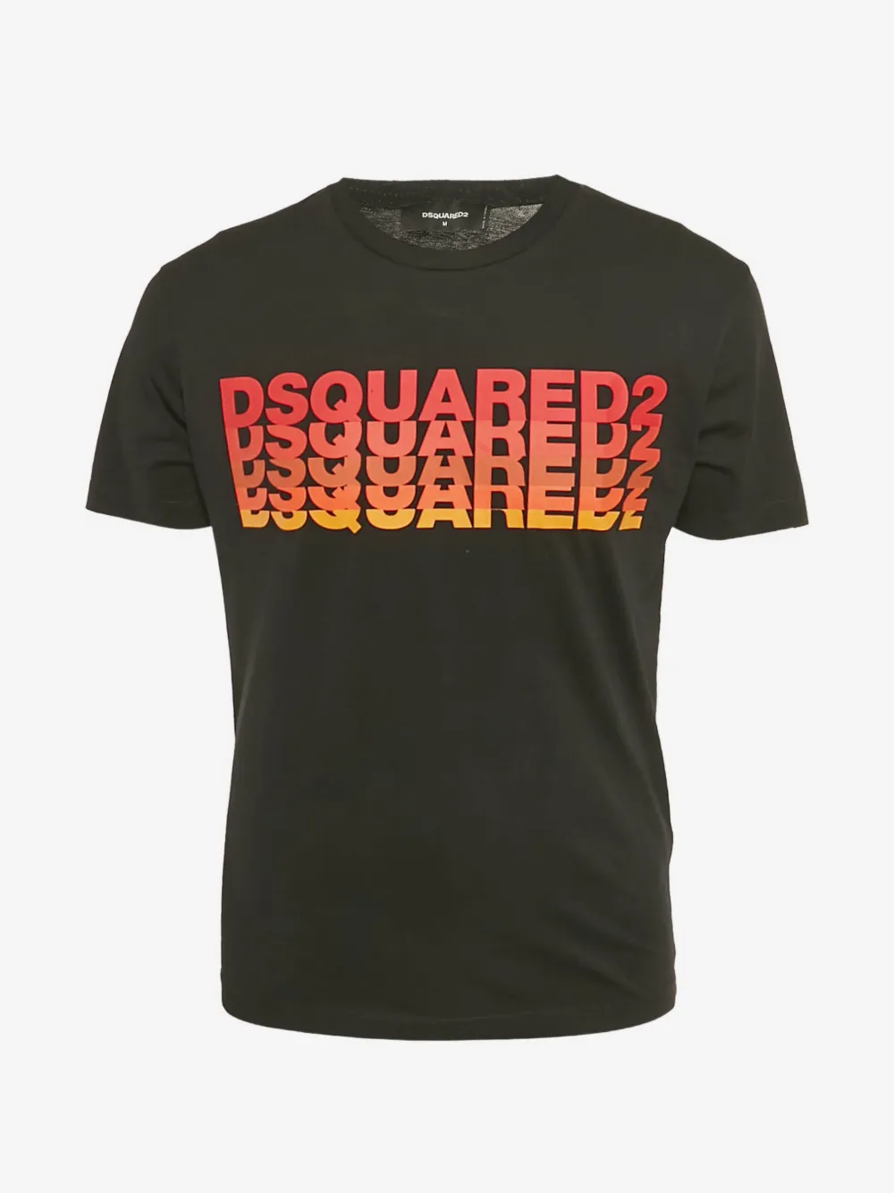 DSQUARED2 logo-print t-shirt | Black | Image 1