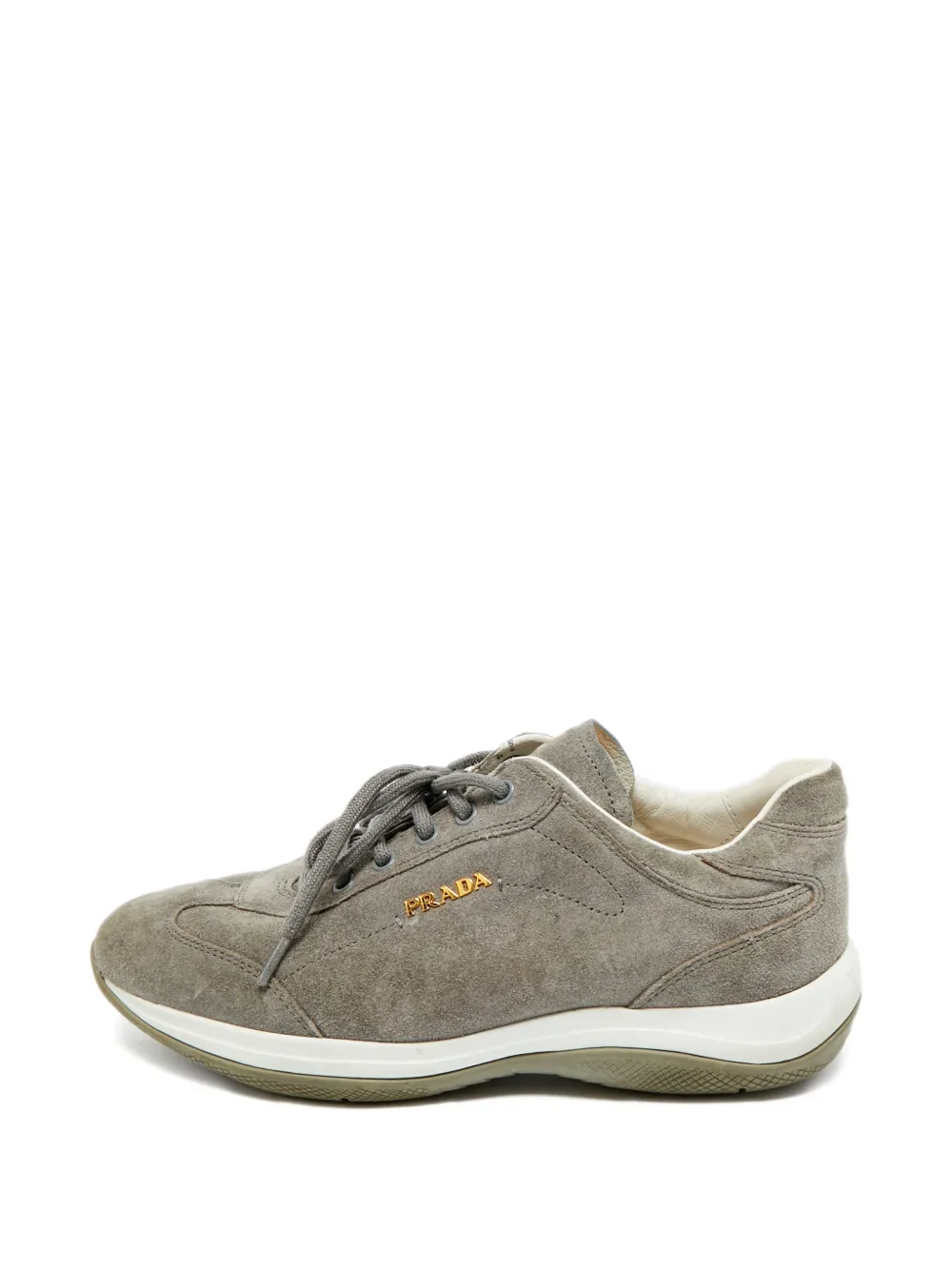 Prada Pre-Owned Sport suede sneakers - Grigio