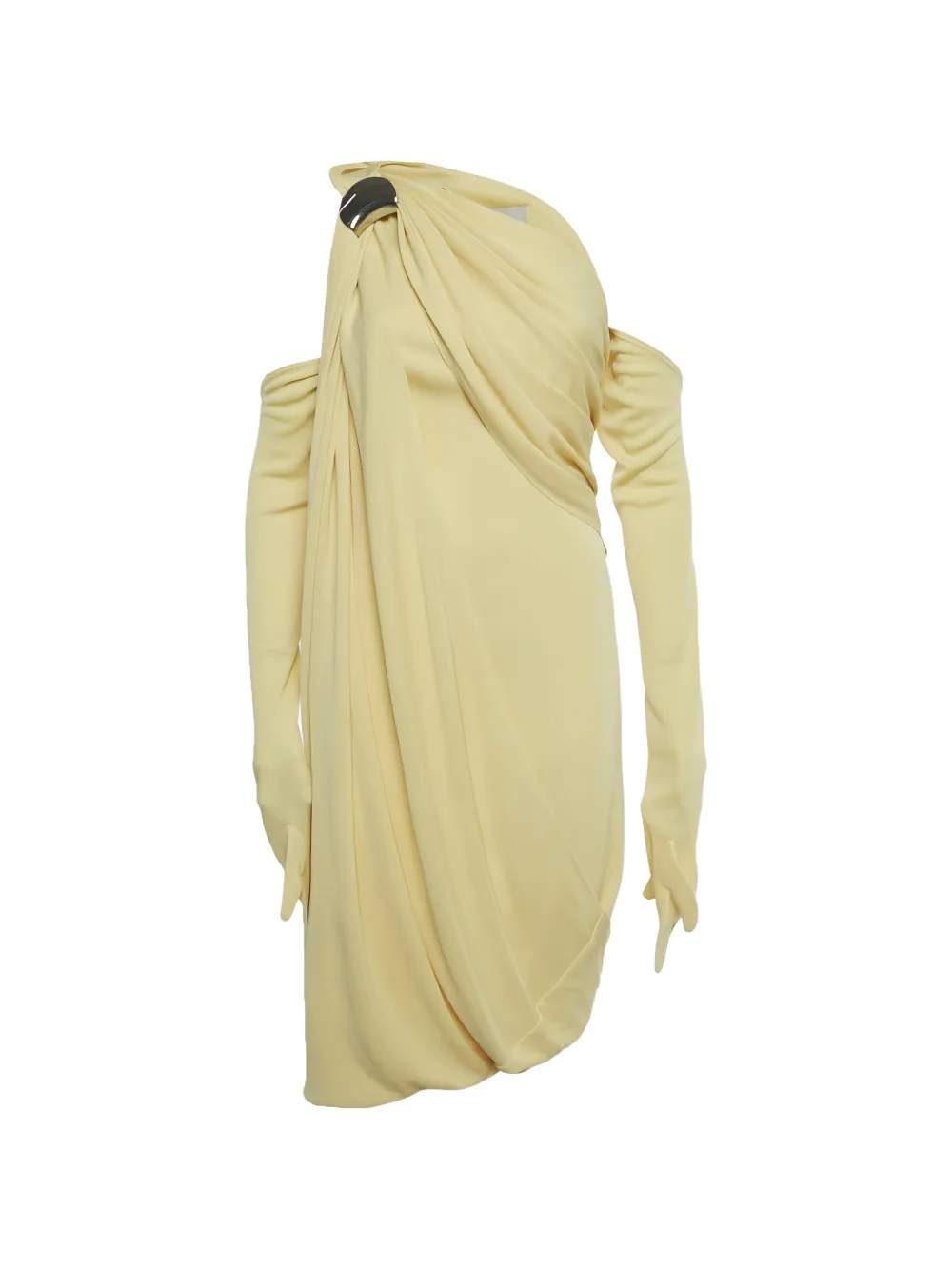 CHATS BY C.DAM draped dress - Giallo