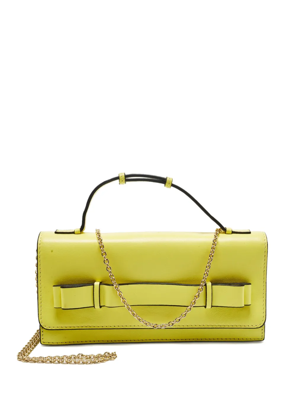 Red Valentino Vintage leather shoulder bag - Giallo