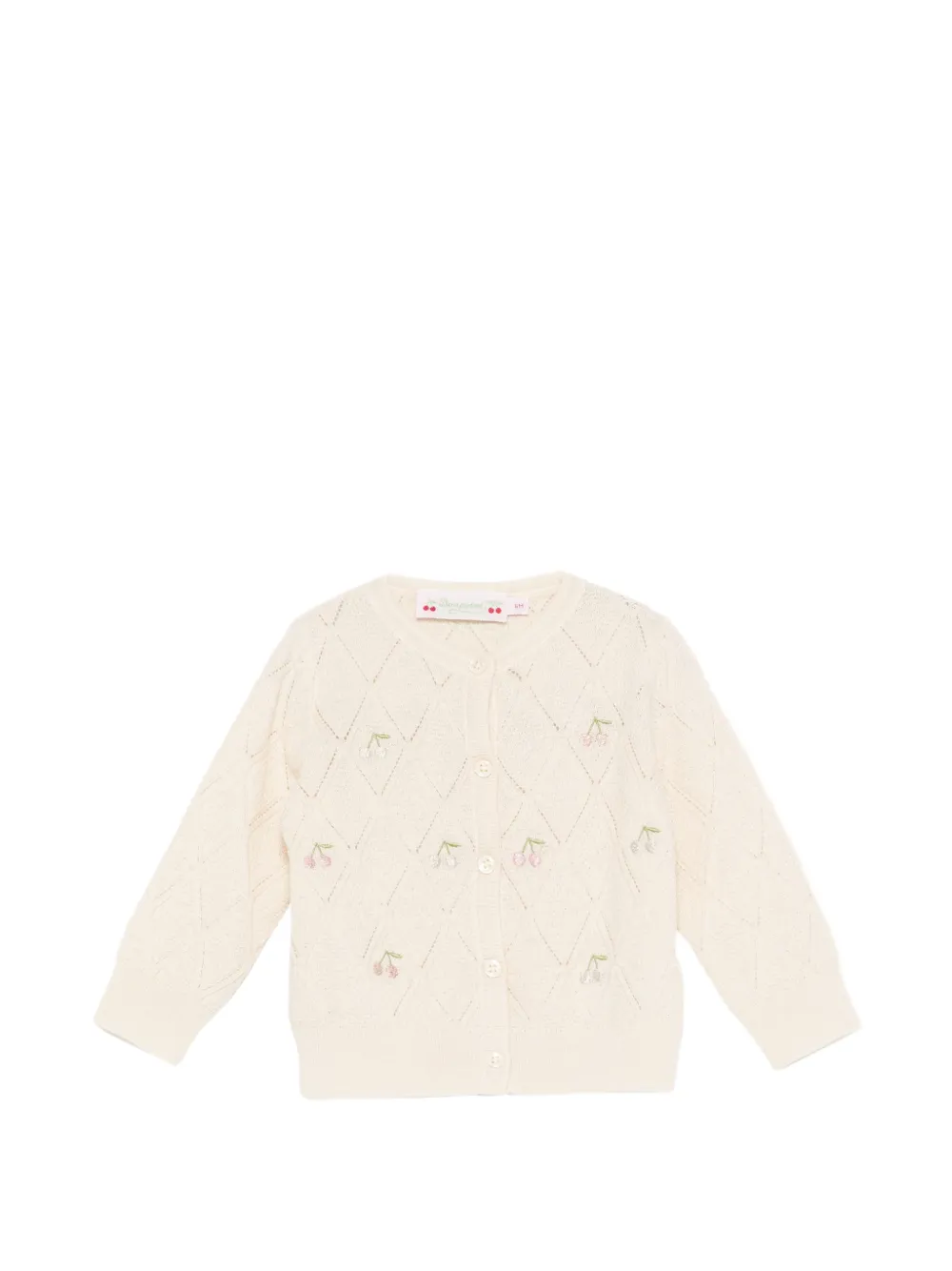 Bonpoint Cardigan con stampa - Toni neutri