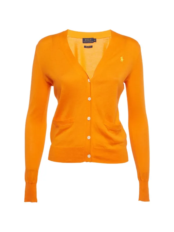 Polo by Ralph Lauren オレンジ カーディガン Polo Ralph Lauren Vintage ロゴ カーディガン | オレンジ | FARFETCH JP