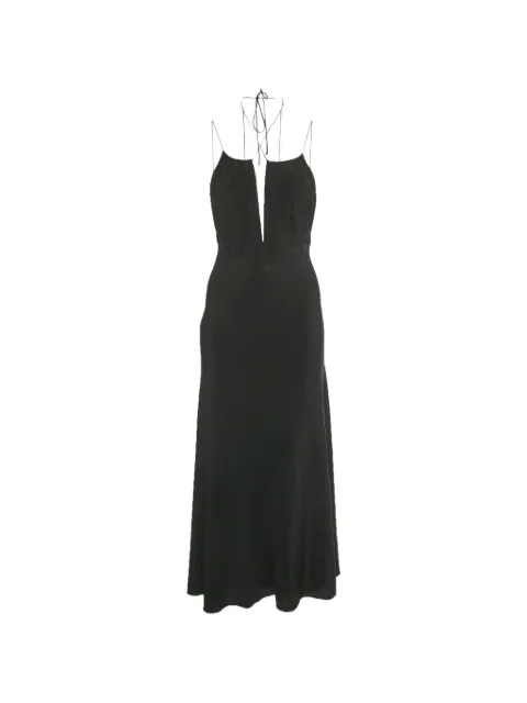 TOTEME vestido largo con cuello halter