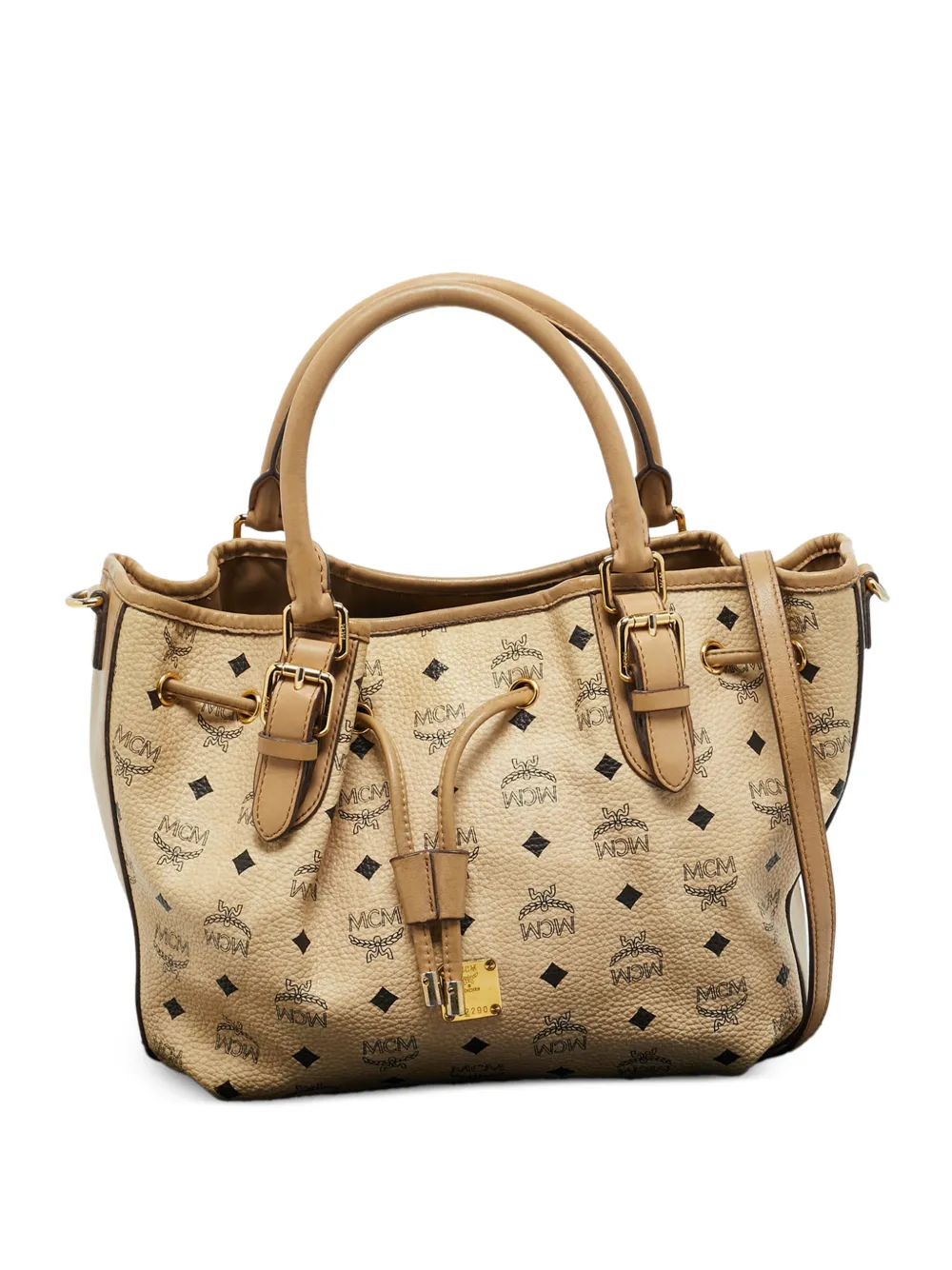MCM Pre-Owned Visetos Tote Bag - Nude