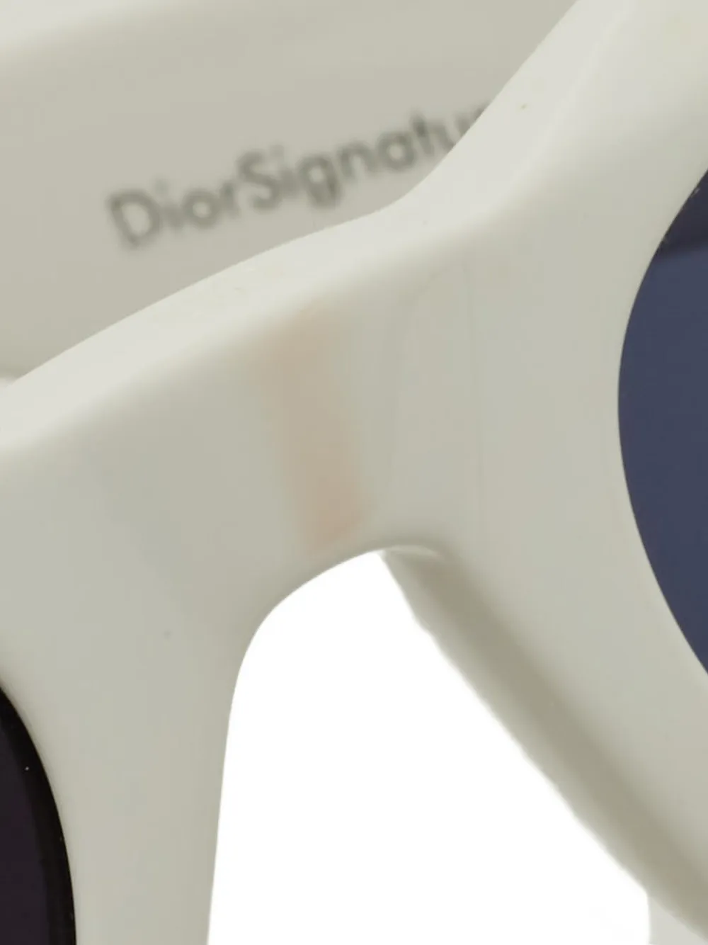 Christian Dior Pre-Owned キャットアイ サングラス | ホワイト