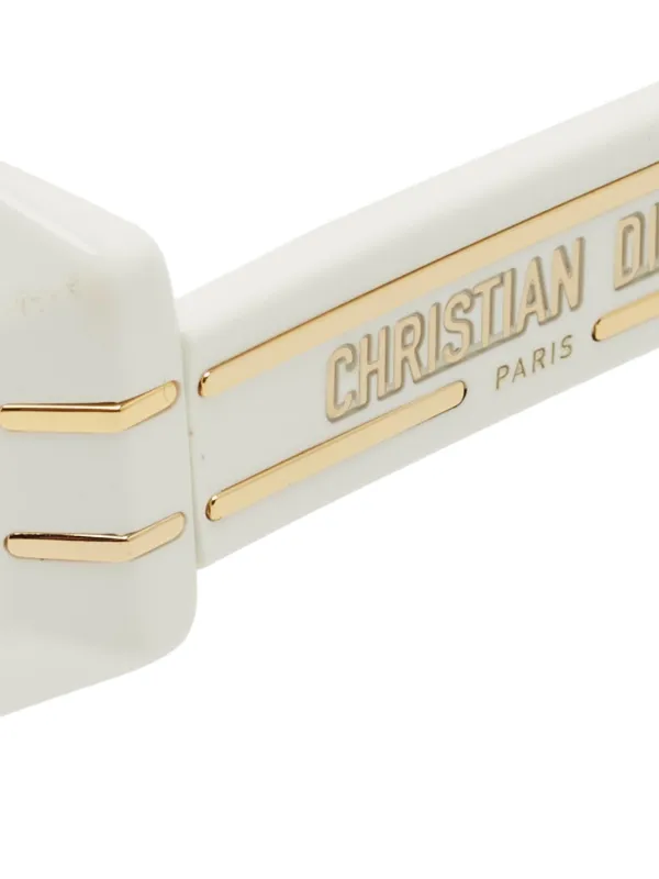 Christian Dior Pre-Owned キャットアイ サングラス | ホワイト