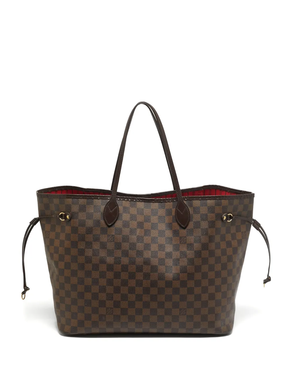 Louis Vuitton Pre-Owned Borsa tote Neverfull a quadri - Marrone