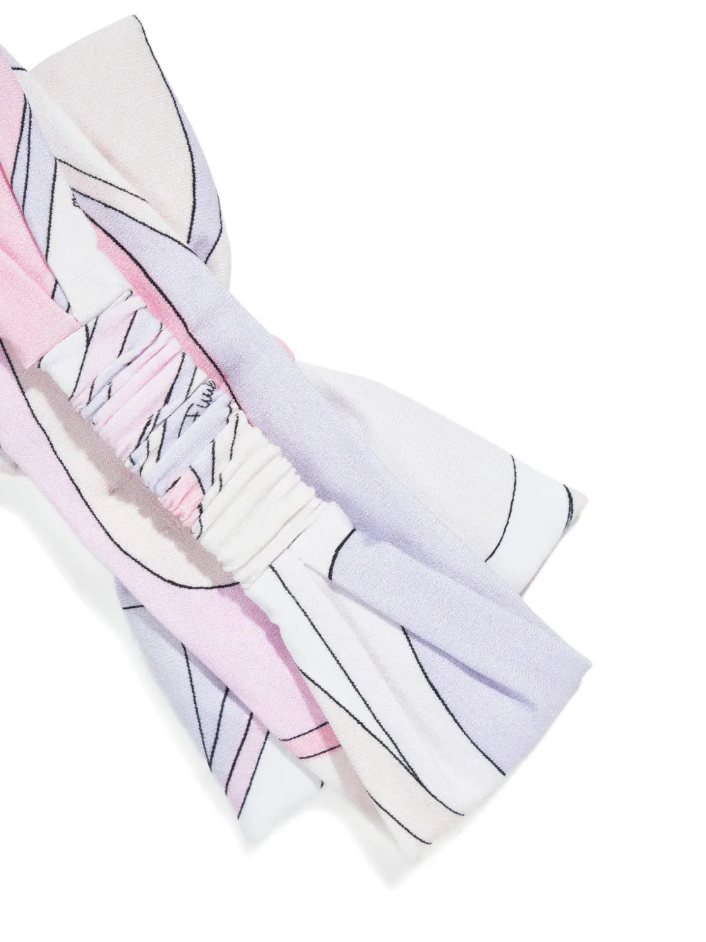  Pucci Junior Printed Elasticated Headband - White 