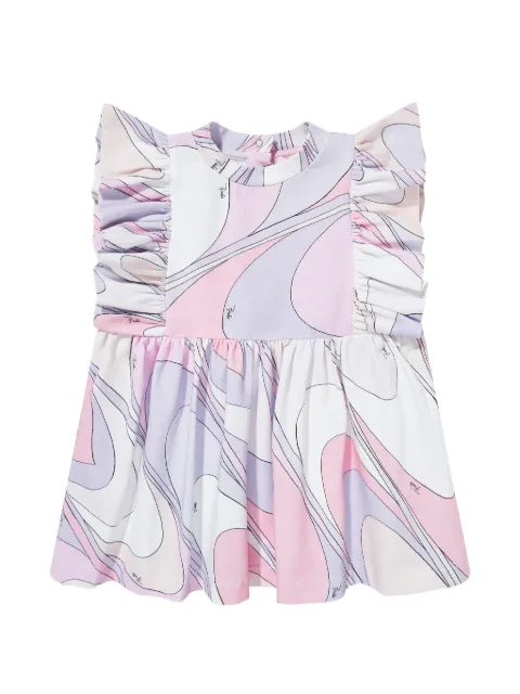 PUCCI Junior платье с принтом