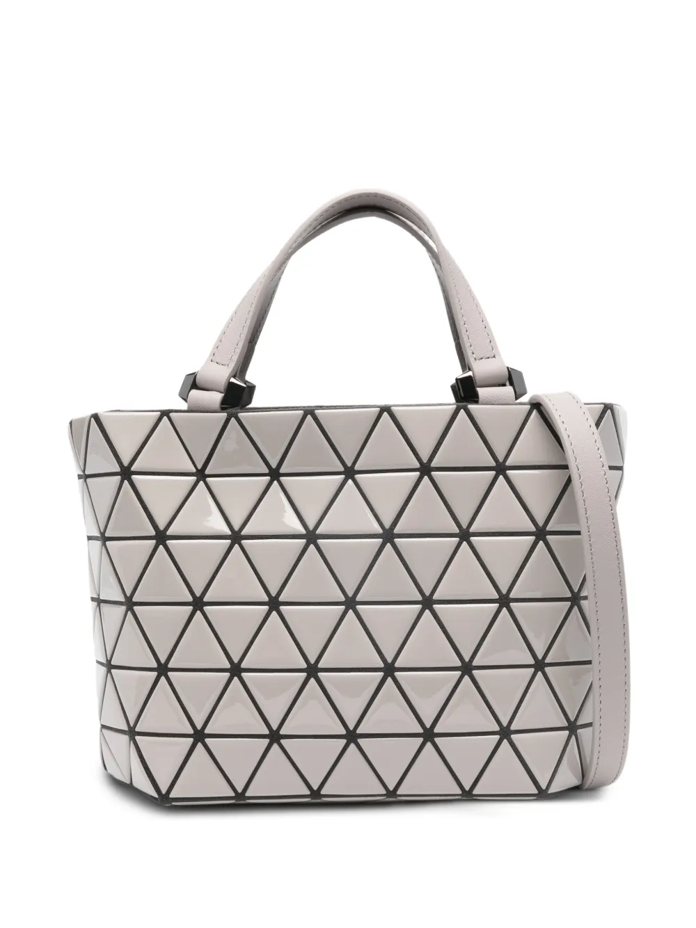 Bao Bao Issey Miyake geometric-panels top-handle tote bag - Grigio