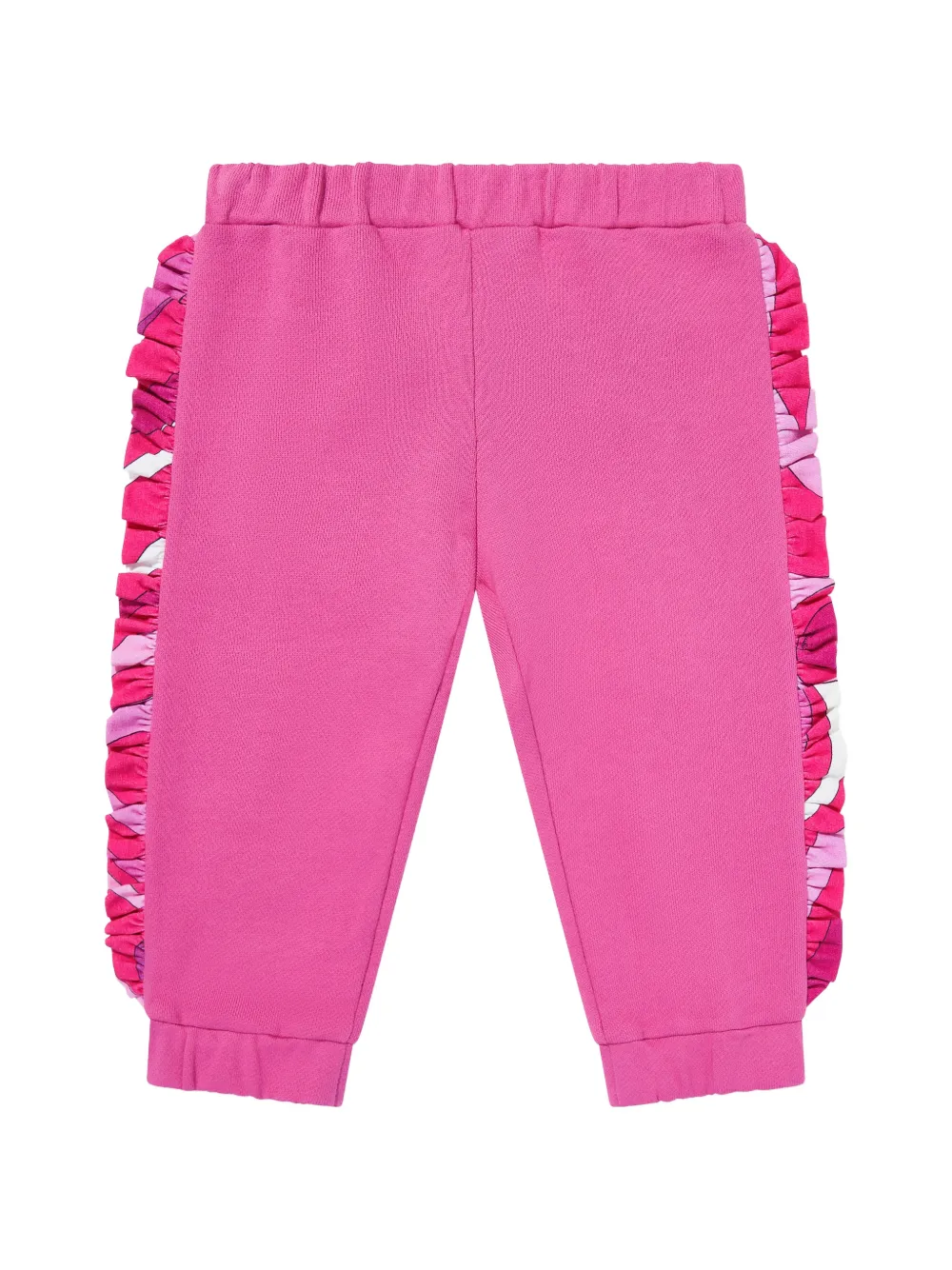 PUCCI Junior ruffled-trim tracksuit bottoms - Rosa