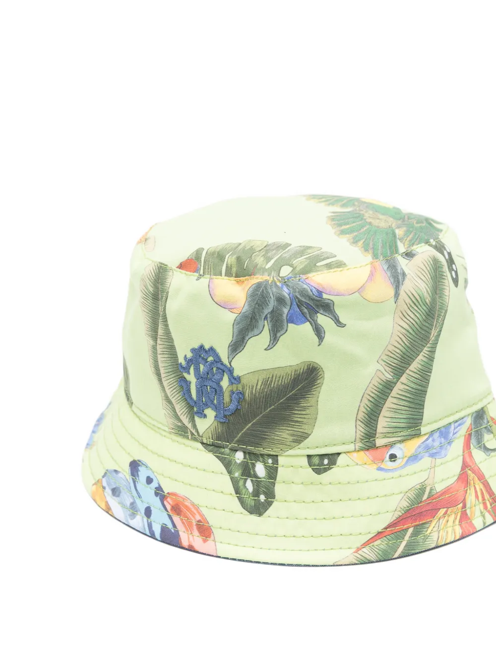 Roberto Cavalli Junior Vissershoed met bloemenprint Groen