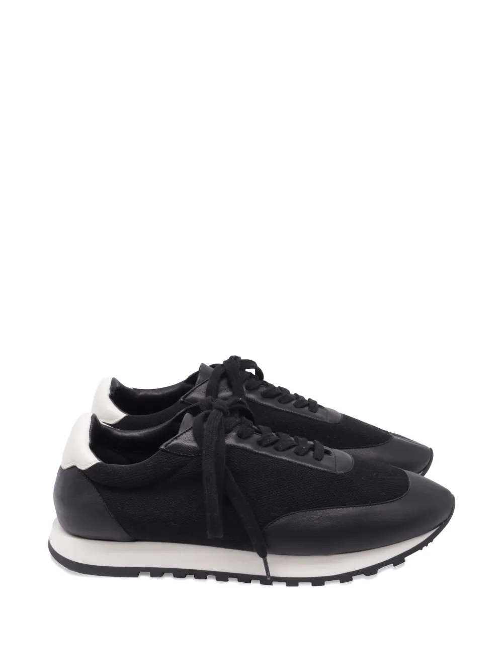 The Row Pre-Owned Owen leather sneakers - Nero