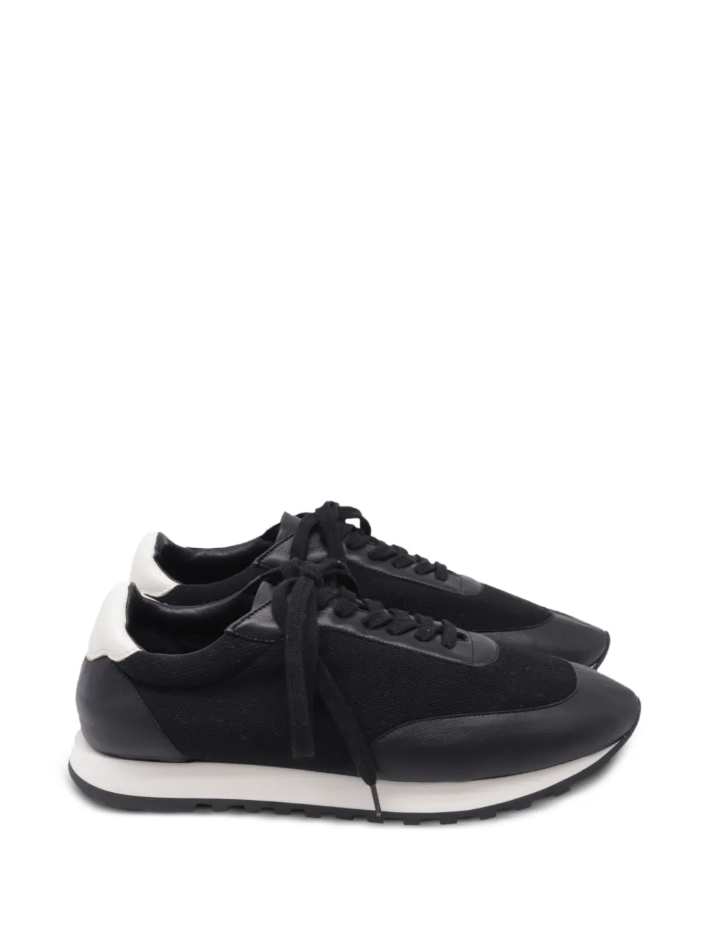 The Row Pre-Owned Owen leather sneakers - Nero