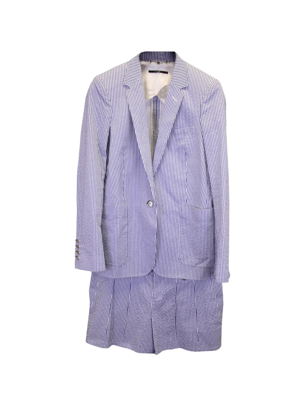 Gucci Pre-Owned pinstripe suit - Blu
