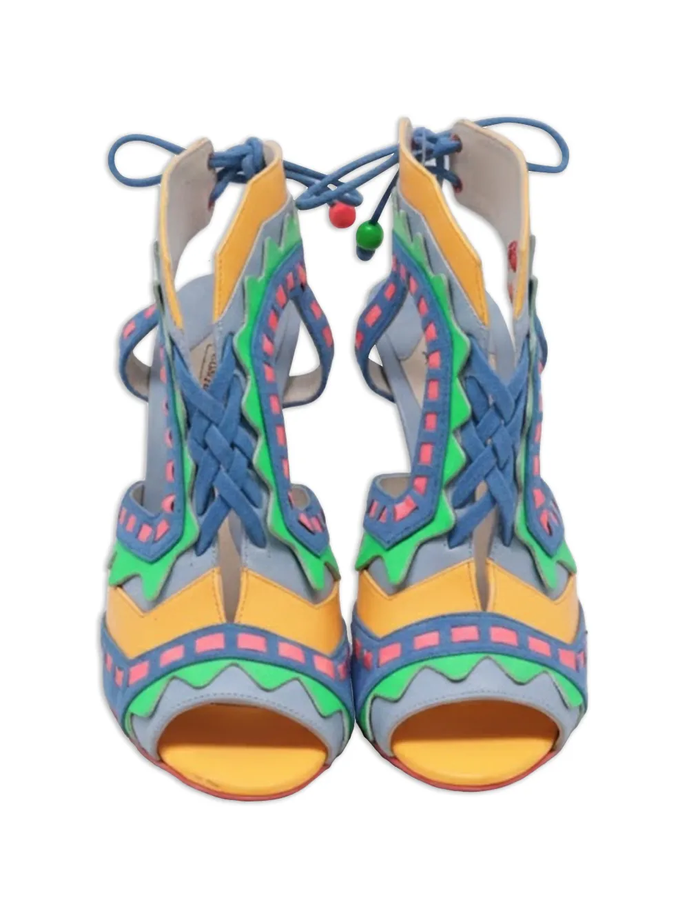  Sophia Webster Laced Sandals - Blue 