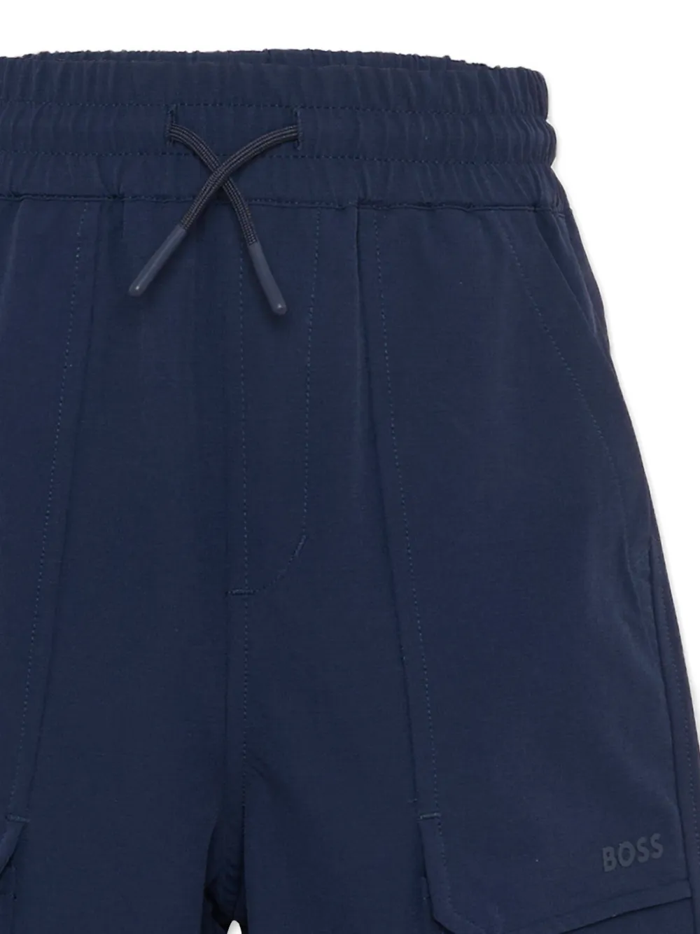  Boss Kidswear Drawsting Casual Shorts - Blue 