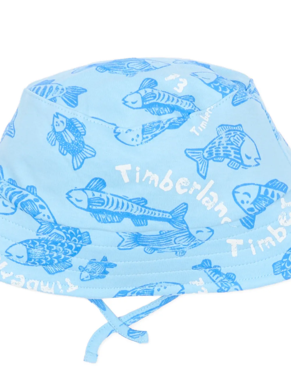 Timberland Kids Zonnehoed met print Blauw