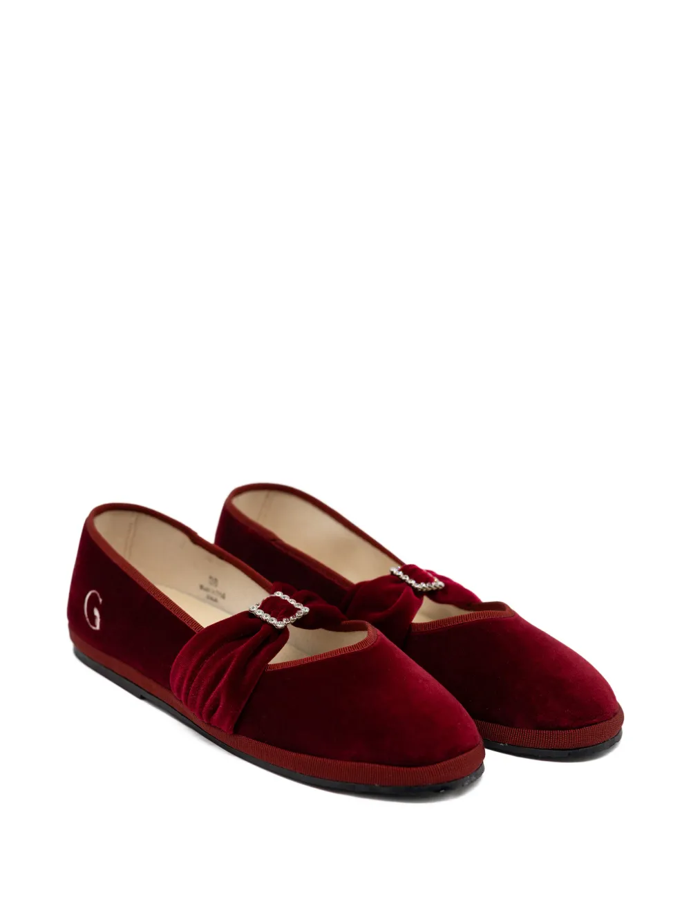 Gondolina Biennale ballerina's met strik Rood