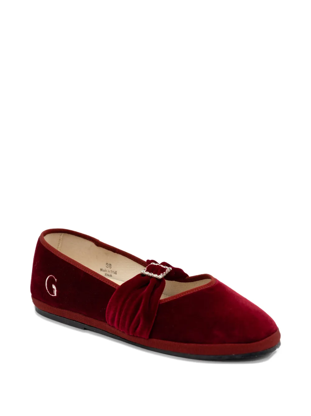 Gondolina Biennale ballerina's met strik Rood
