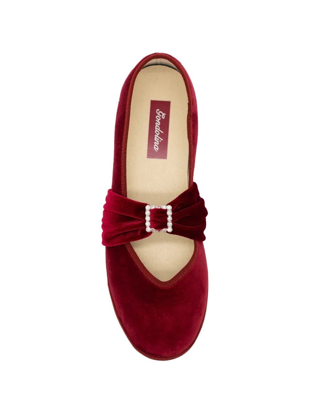 Gondolina Biennale ballerina's met strik Rood