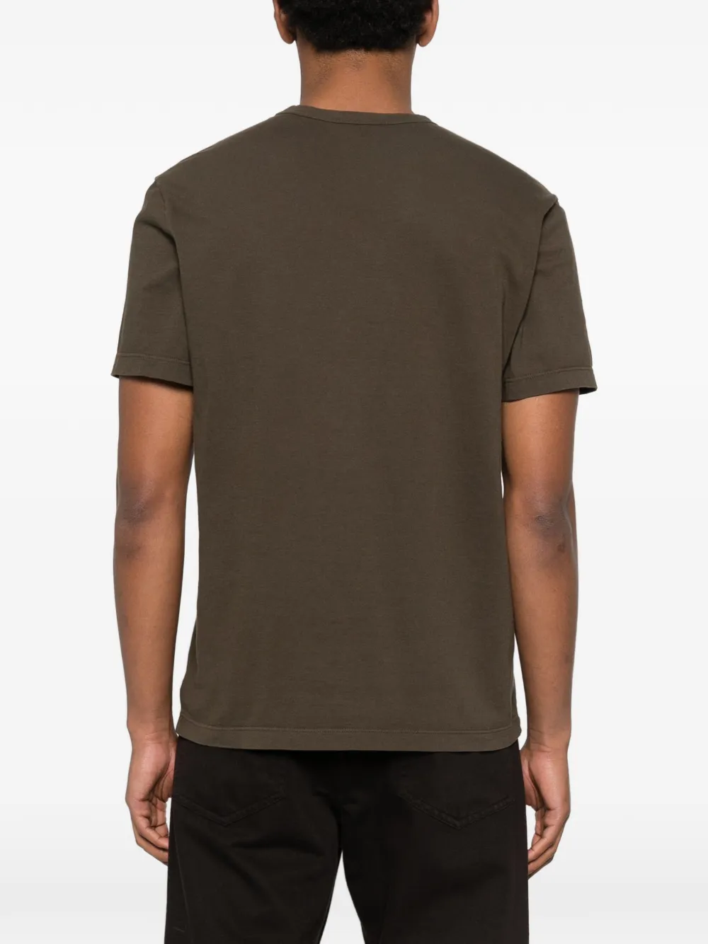 James Perse T-shirt met ronde hals Bruin