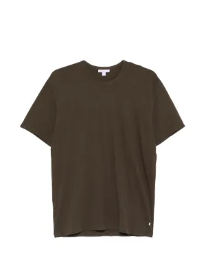 JAMES PERSE Tシャツ 2点 ブラック サイズ1／ブラウン サイズ2 James Perse crew-neck T-shirt | Brown | FARFETCH