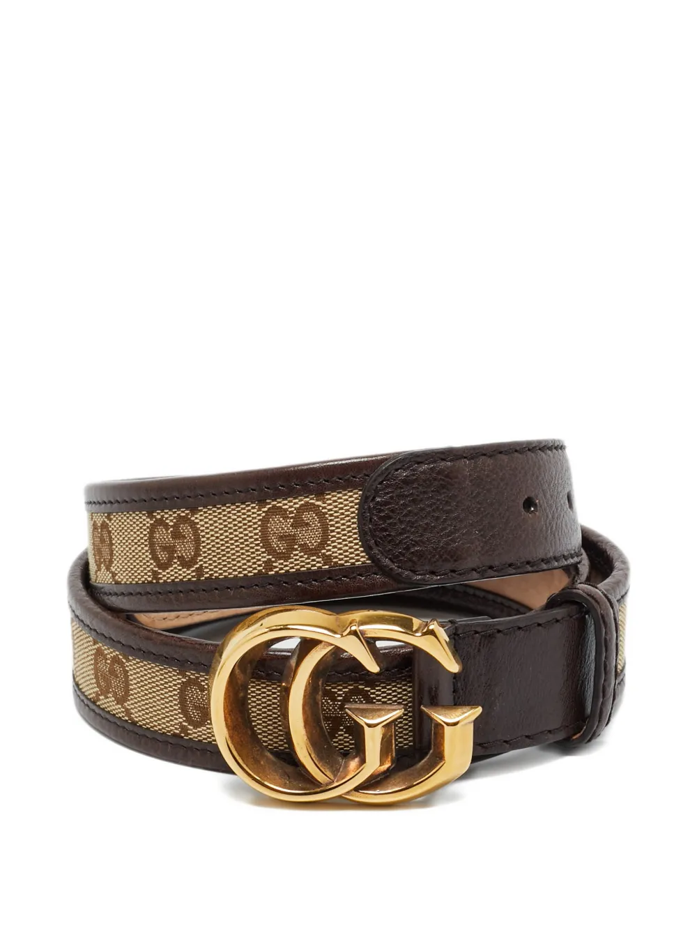 Gucci Pre-Owned Cintura GG - Marrone