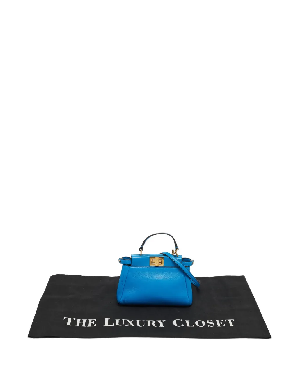 Fendi Pre-Owned micro Peekaboo tote bag - Blu
