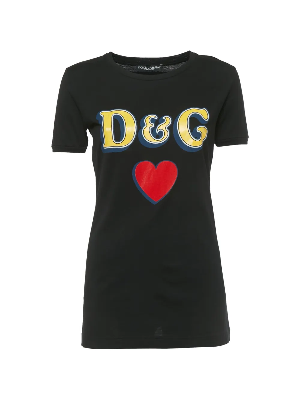 Dolce & Gabbana Pre-Owned heart motif T-shirt - Nero