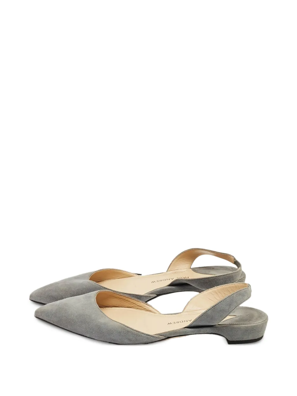 Paul Andrew Rhea slingback flat mules - Grigio