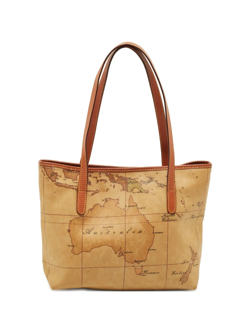 ALVIERO MARTINI 1° CLASSE Geo tote bag - Toni neutri