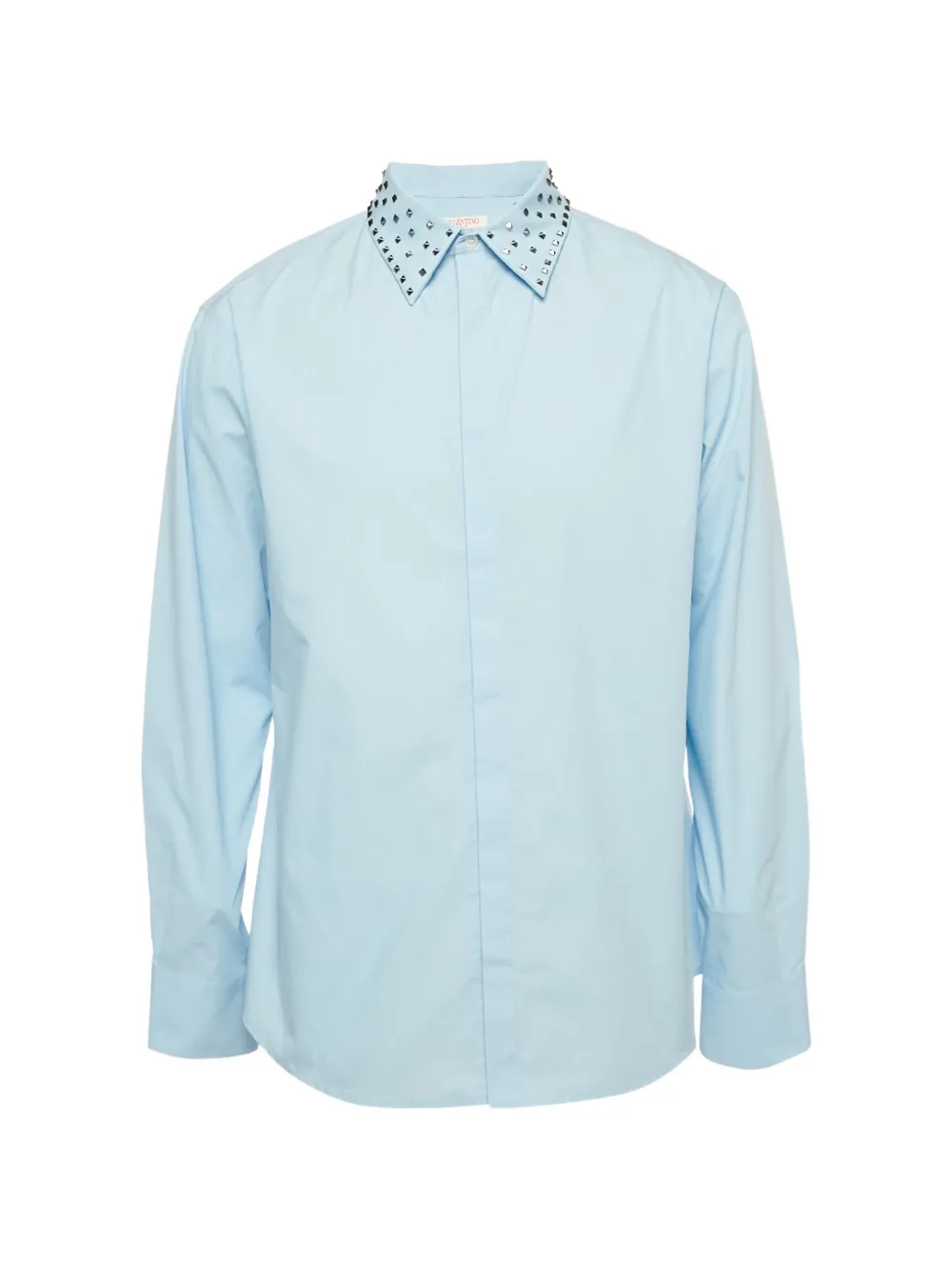 Valentino Pre-Owned rockstud cotton shirt - Blu