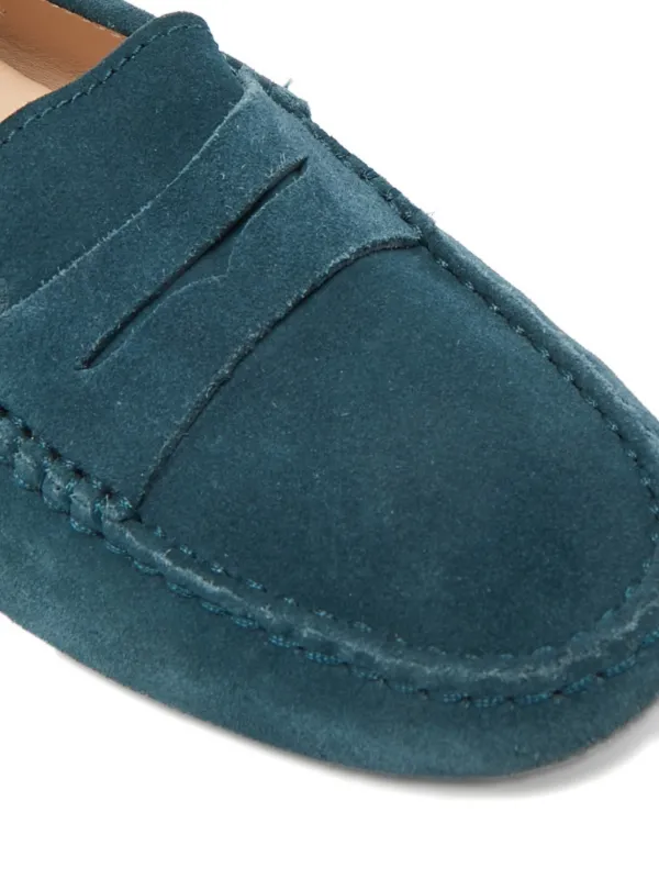 Tod's Vintage スエード ローファー | ブルー | FARFETCH JP