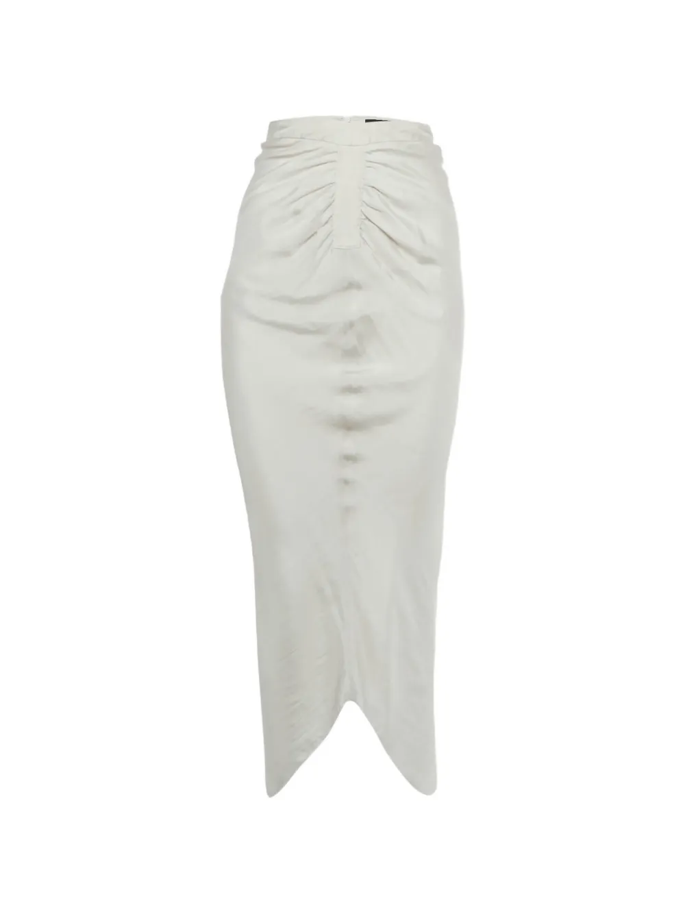 Emporio Armani Pre-Owned draped asymmetric skirt - Grau