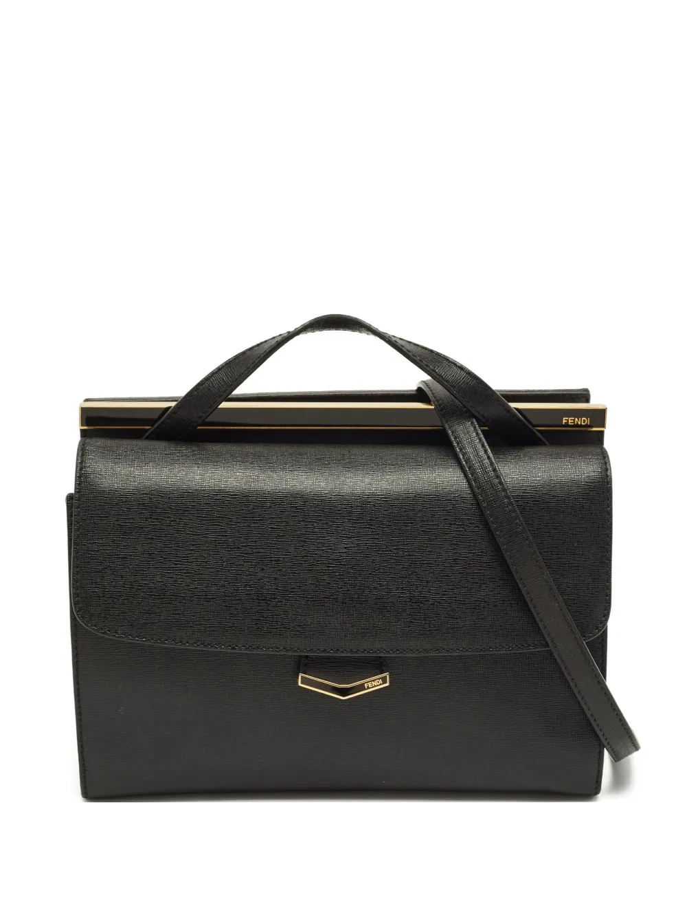 Fendi Pre-Owned 2015 leather tote bag - Nero