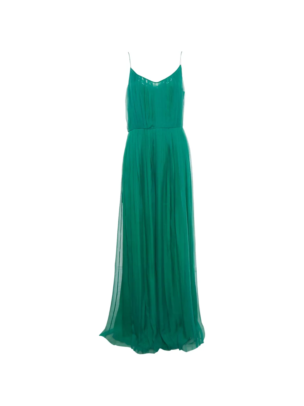 Gucci Pre-Owned silk maxi dress - Verde