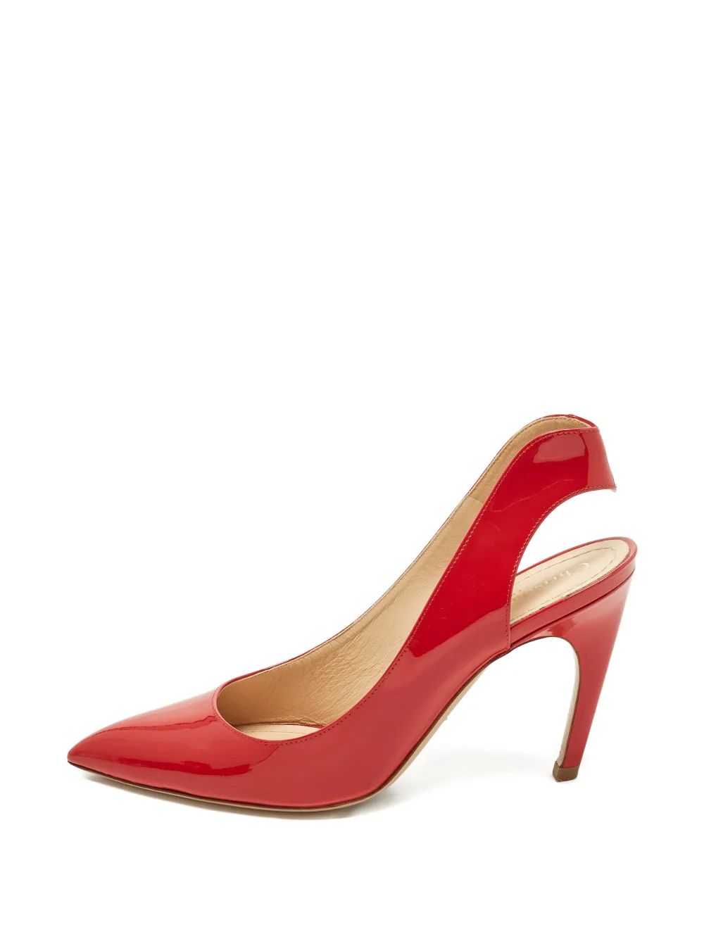 Christian Dior Pre-Owned leather pointed pumps - Rosso