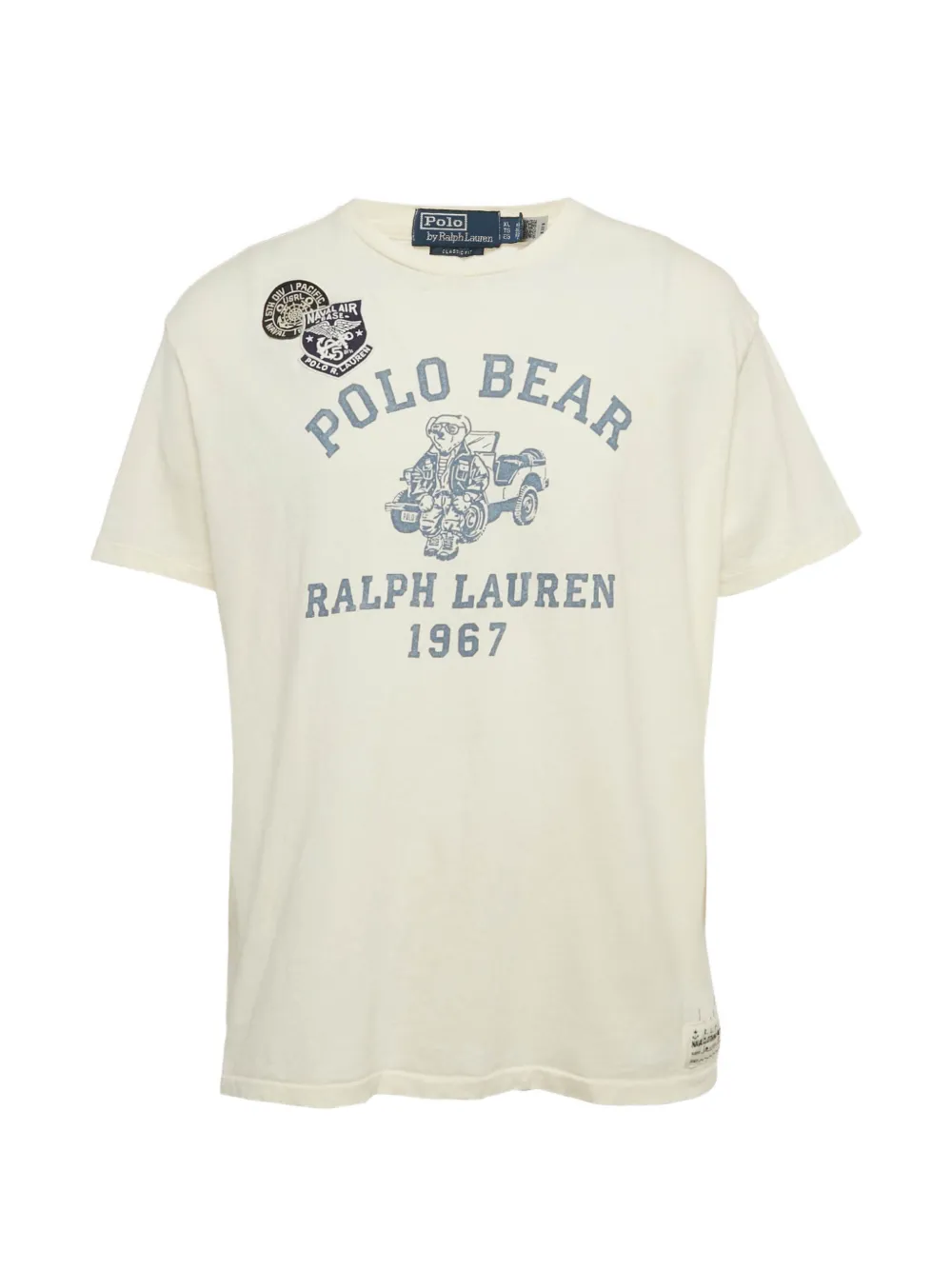 Polo Ralph Lauren Vintage cotton graphic T-shirt - Toni neutri
