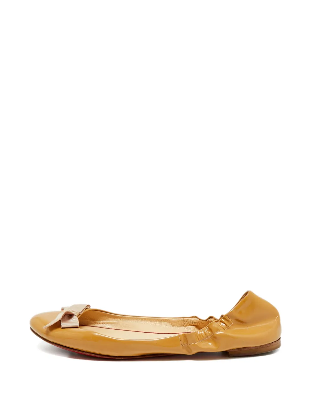 Christian Louboutin Pre-Owned leather ballet flats - Toni neutri