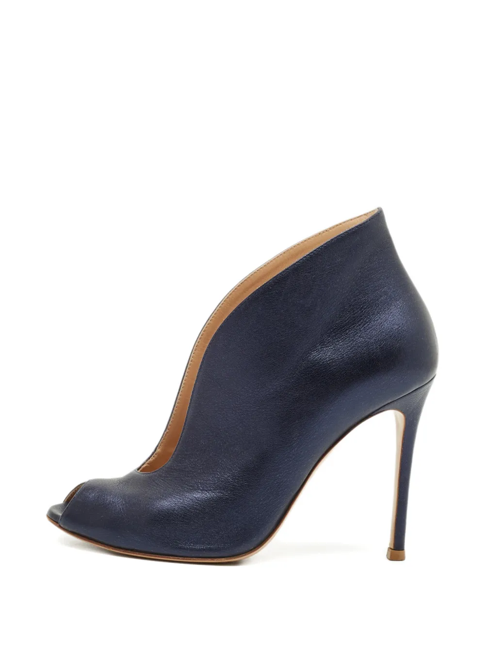 Gianvito Rossi peep-toe leather pumps - Blau