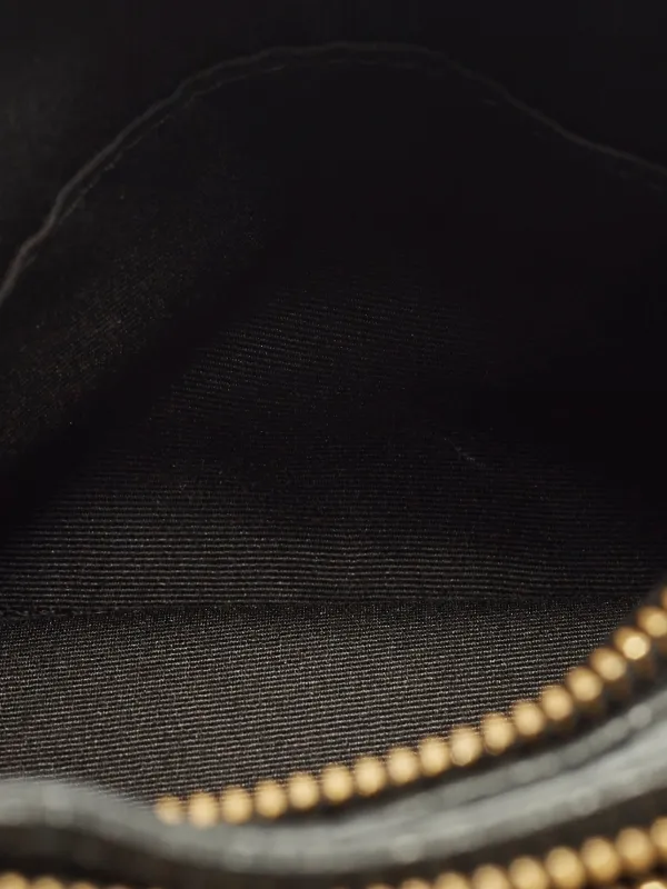 pre-owned logo-jacquard shoulder bag