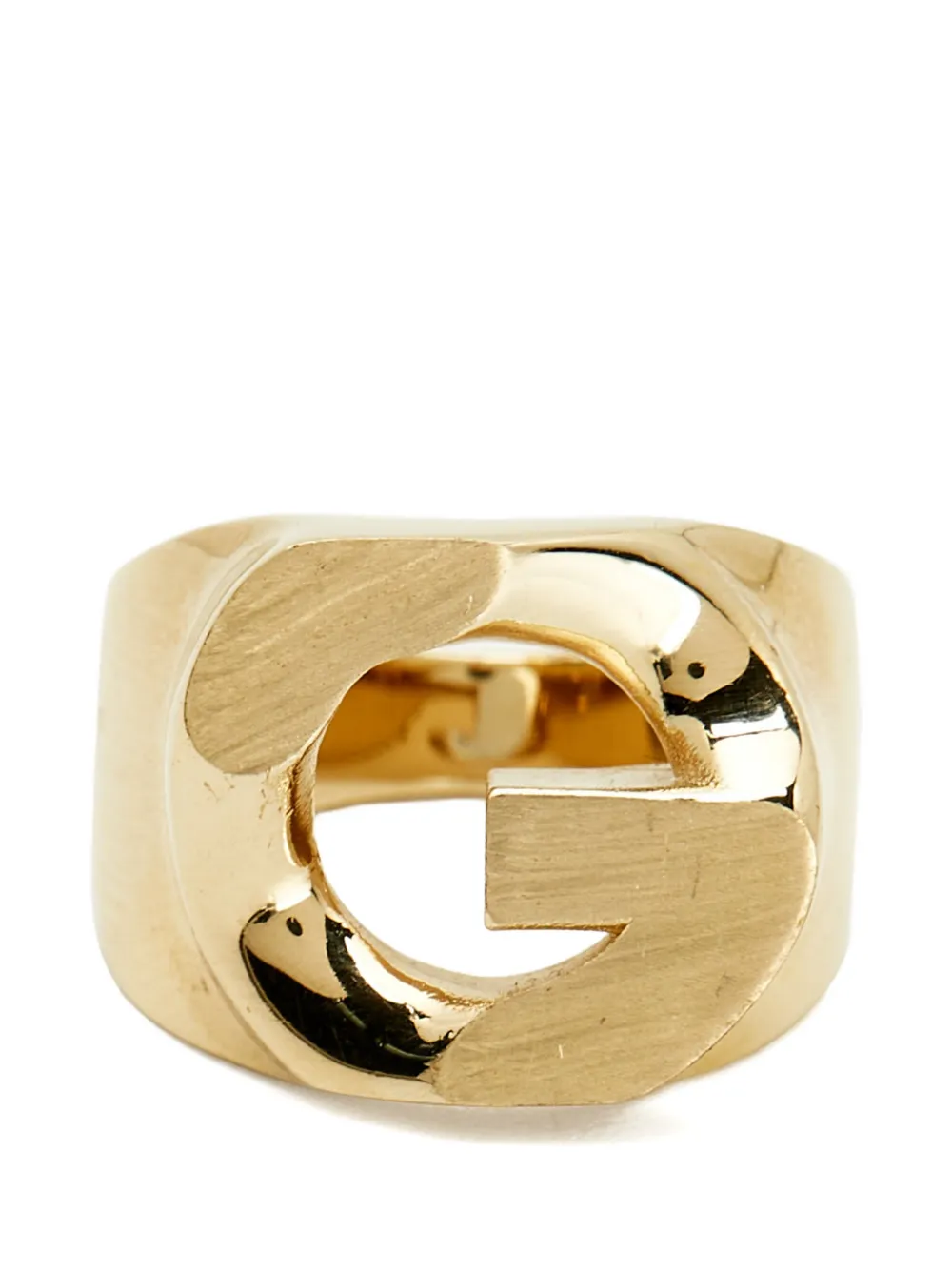 Givenchy Pre-Owned sculptural initial ring - Oro