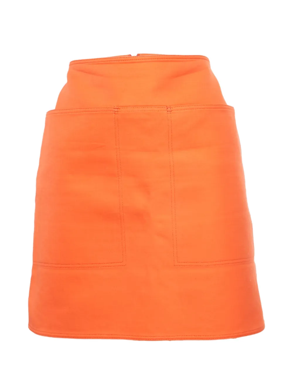 Max Mara zip-up mini skirt - Arancione