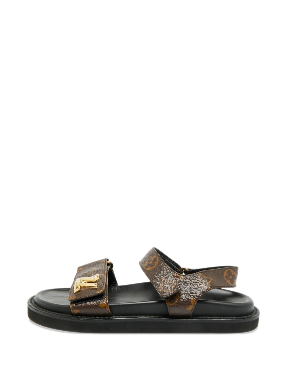 Louis Vuitton Pre-Owned monogram-patterned sandals - Braun