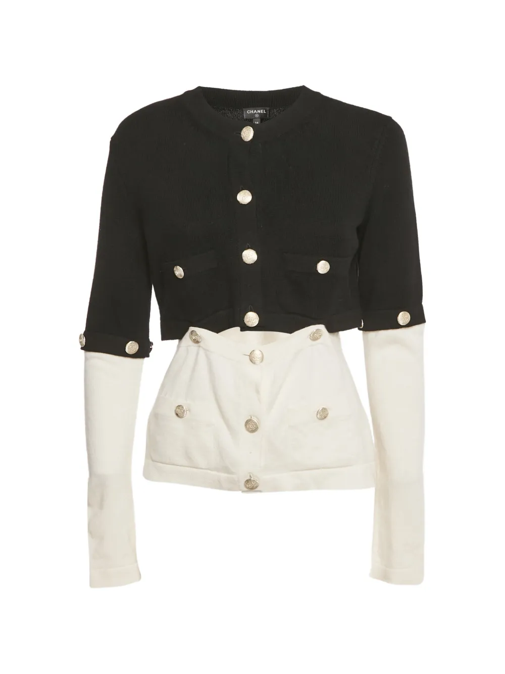 CHANEL Pre-Owned detachable button jacket - Nero