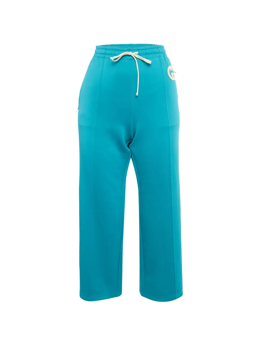 Gucci Pre-Owned Pantaloni con logo GG - Blu